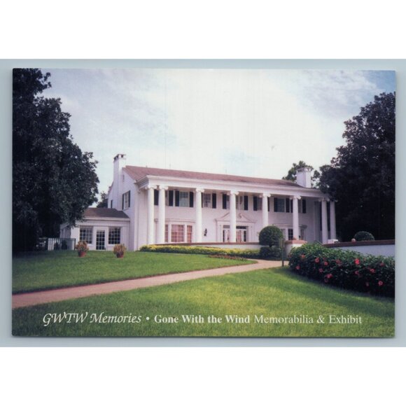 Postcard Gone With The Wind Memorabilia & Exhibit Cypress Gardens 1998 Collectib - Picture 1 of 4